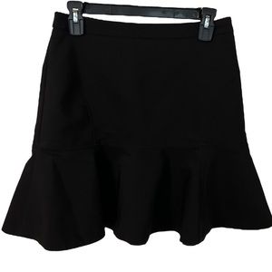 Elle Woman's Black Circle Skater Skirt Sz 6